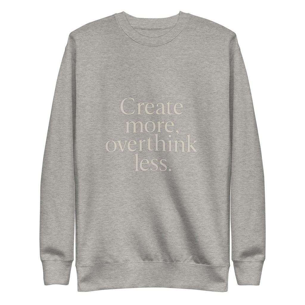 Create more. Overthink less. - Carbon Grey, XL image